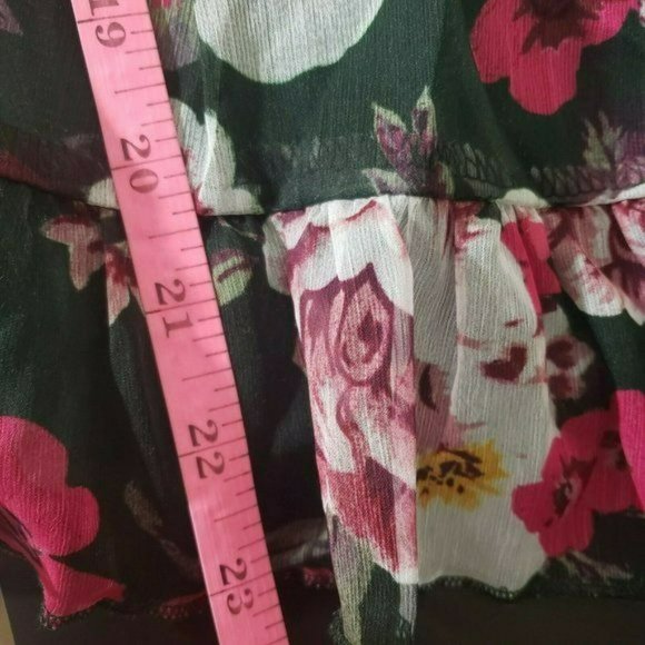 Latiste by Amy Green Floral Sweetheart Neckline Short Sleeve Dress XL - Picture 13 of 15